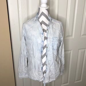 Acid Wash Denim Shirt